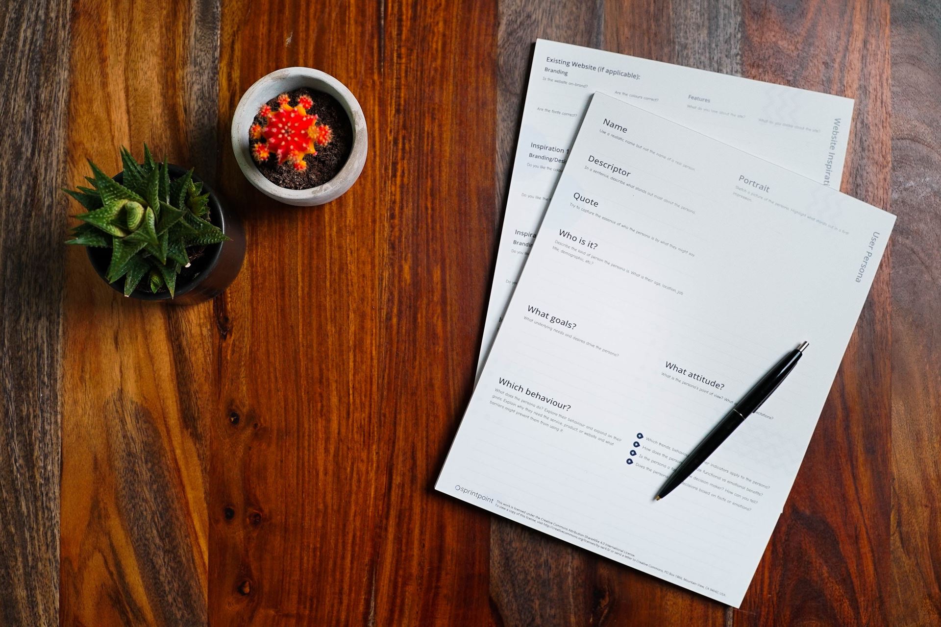 PAPERWORK ON A DESK